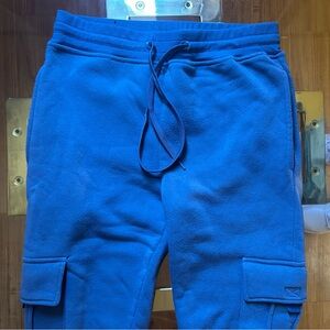 Blue soft Cargo Pants - Size Large - very soft and comfortable